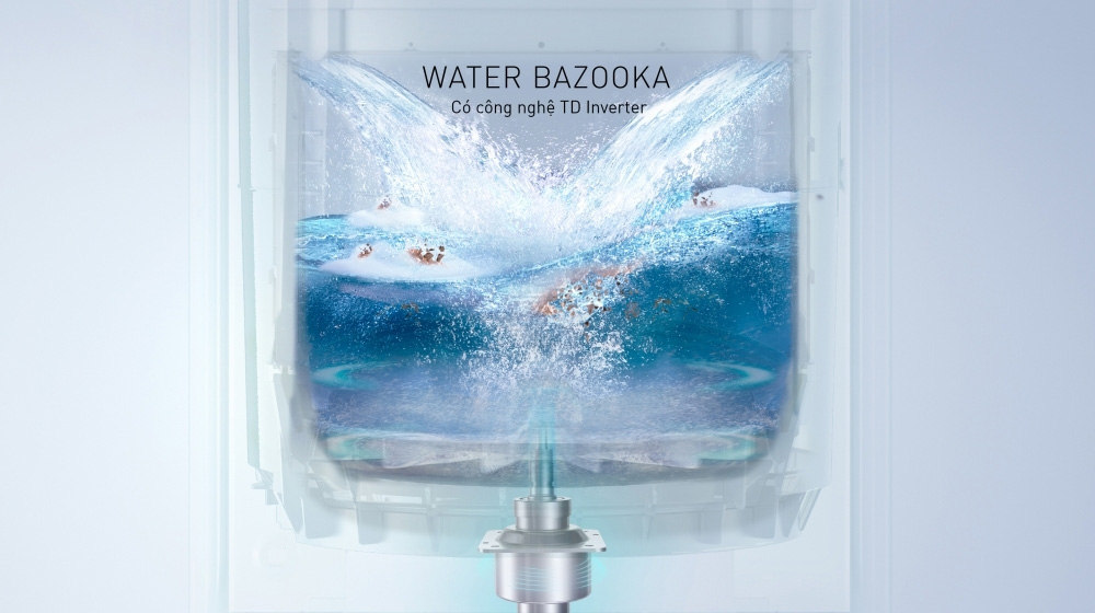 Giặt sạch hơn với xoáy nước Water Bazooka