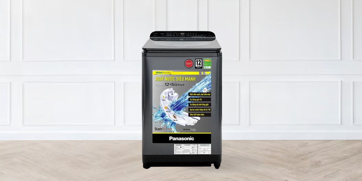Máy Giặt Panasonic Inverter 11.5 Kg NA-FD11AR1BV sở hữu thiết kế hiện đại