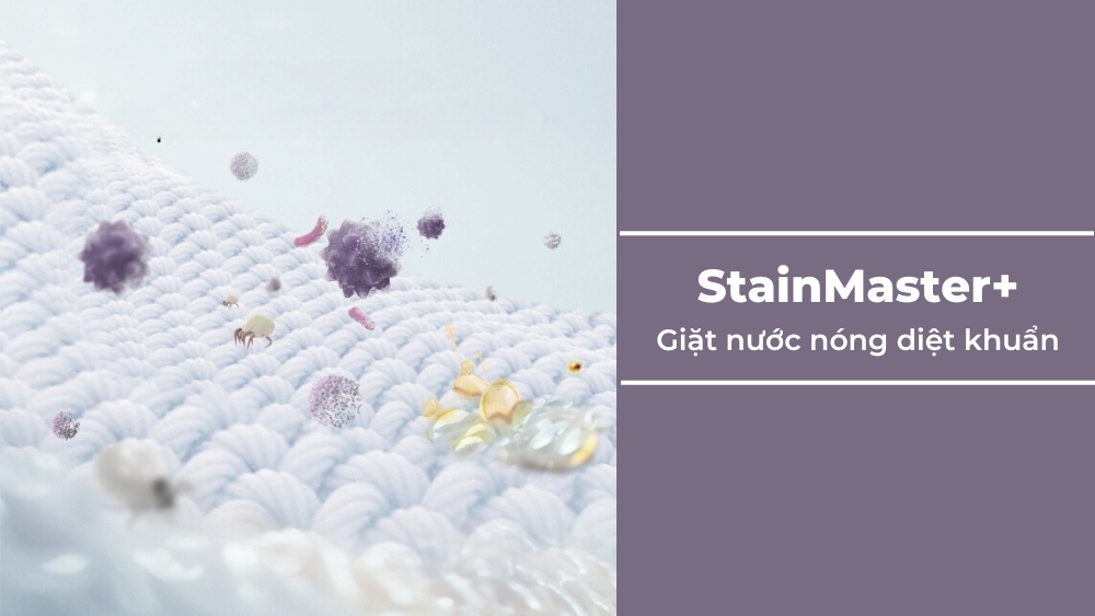 Công nghệ giặt nước nóng StainMaster+