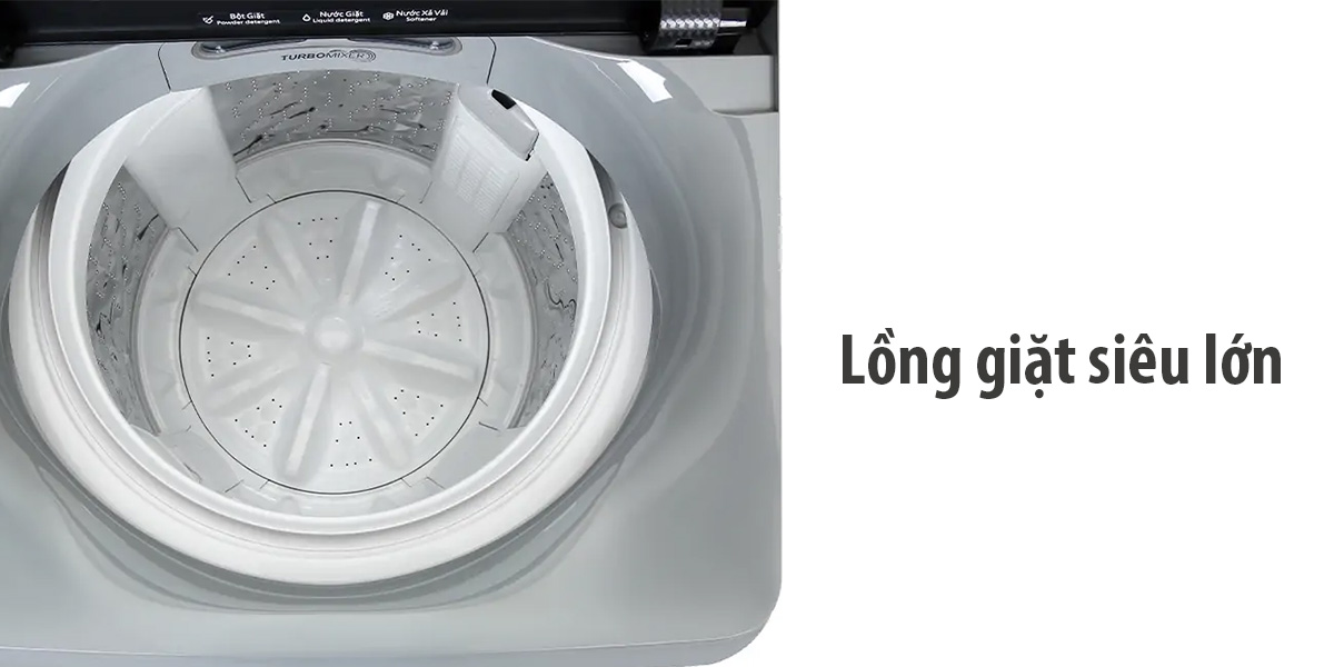 Lồng giặt thép không gỉ siêu lớn