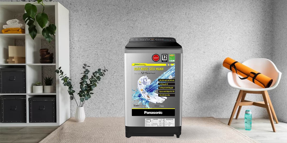 Máy Giặt Panasonic Inverter 9.5 Kg NA-FD95X1LRV có thiết kế tinh tế