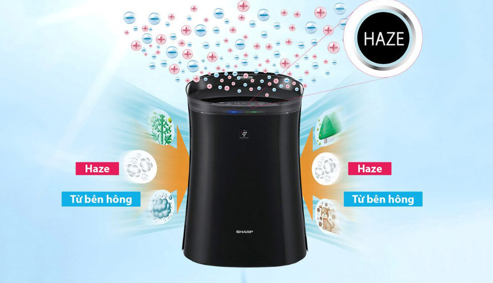 Chế độ HAZE của máy lọc không khí bắt muỗi Sharp FP-GM50E-B