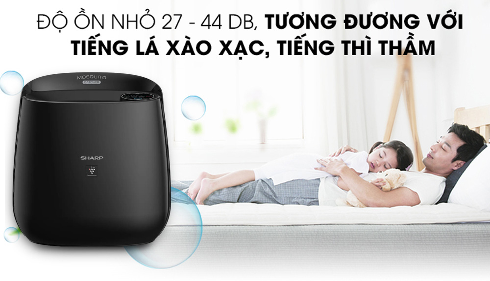  Máy lọc không khí Sharp FP-JM30V-B tốt cho giấc ngủ với độ ồn nhỏ