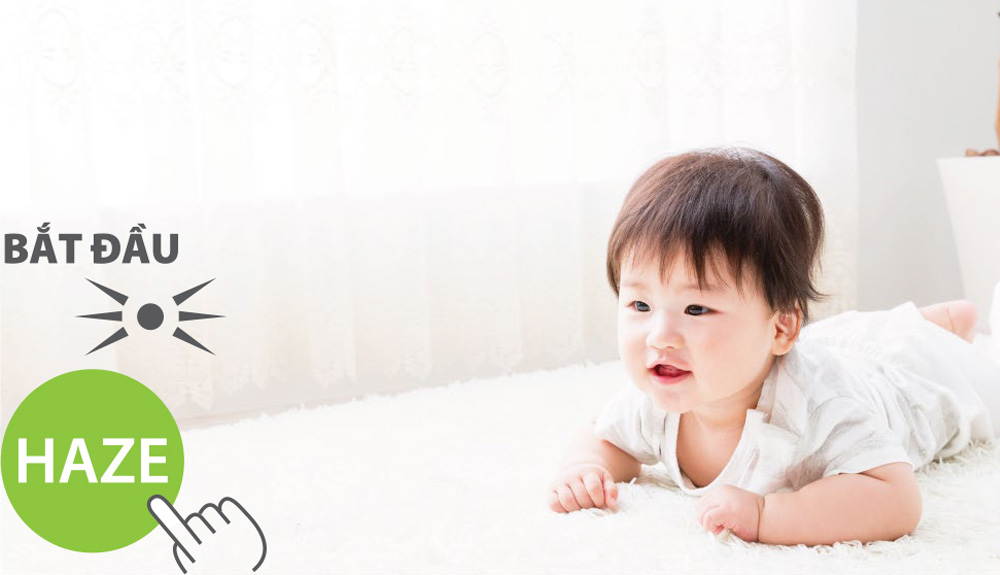 Chế độ HAZE của máy lọc không khí bắt muỗi Sharp FP-JM40V-B