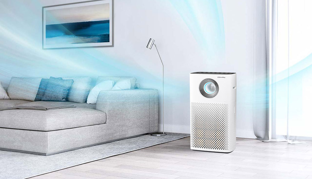 Đa luồng gió thông minh của máy lọc không khí Coway AP-1516D
