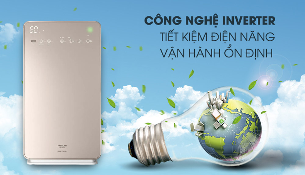 Công nghệ Inverter vận hành êm ái, tiết kiệm điện hiệu quả