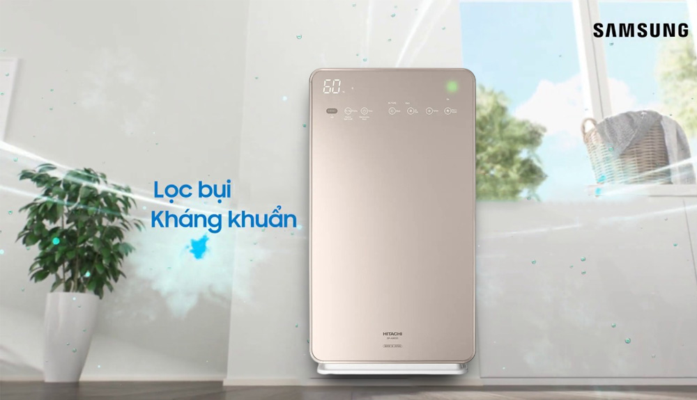 Quạt Ion của máy lọc không khí Hitachi EP-A9000 240 kháng khuẩn mạnh mẽ