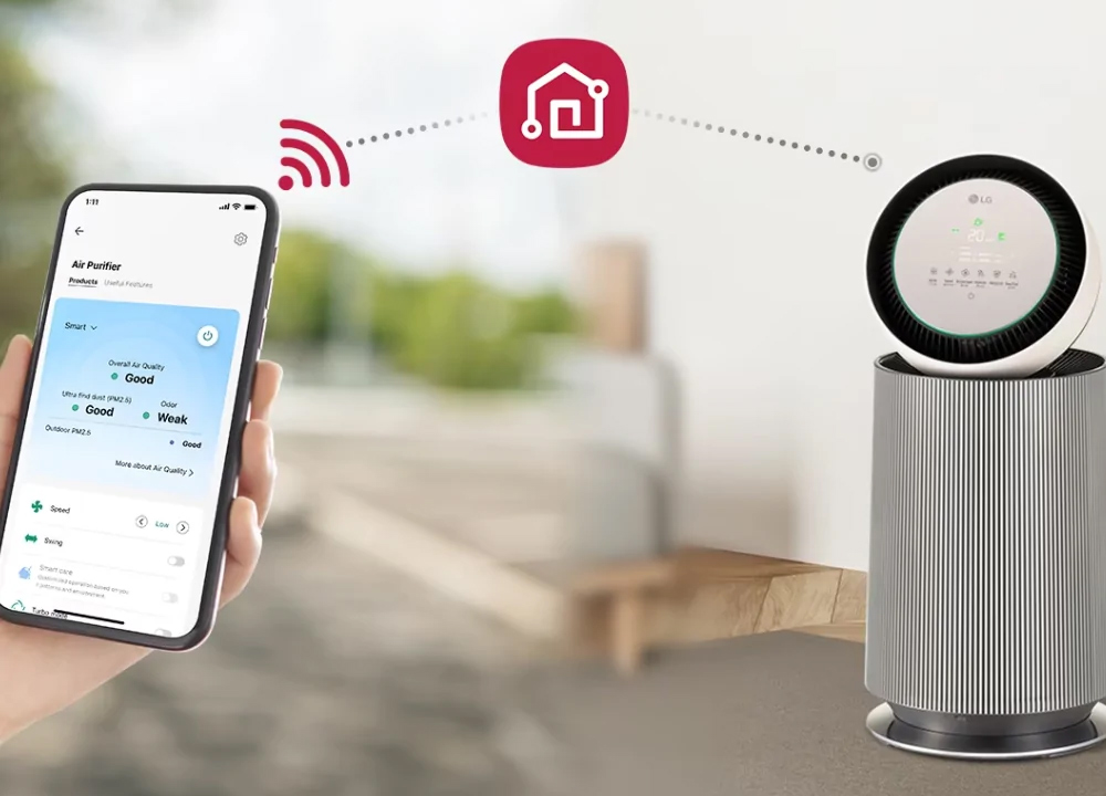 Kiểm soát LG 360˚ Alpha 1 tầng thông qua LG ThinQ