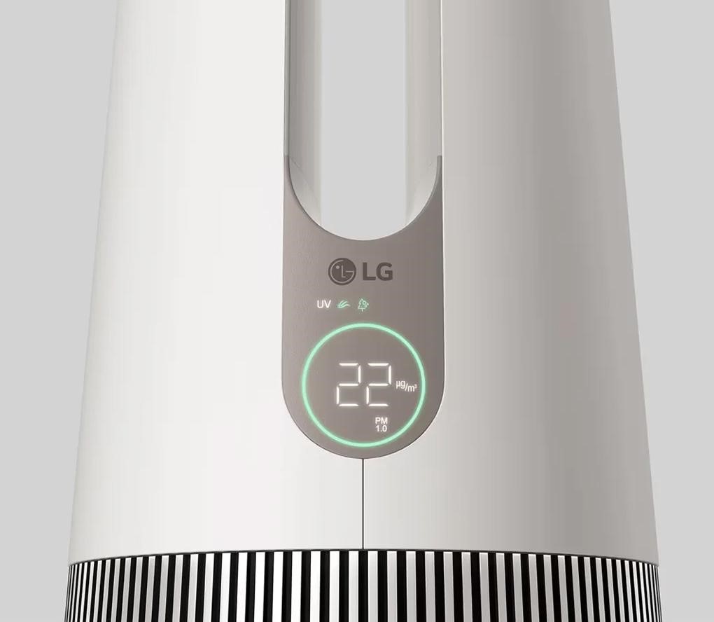 Cảm biến trên máy lọc không khí LG PuriCare Aero Tower Hit FS15GPBK0 