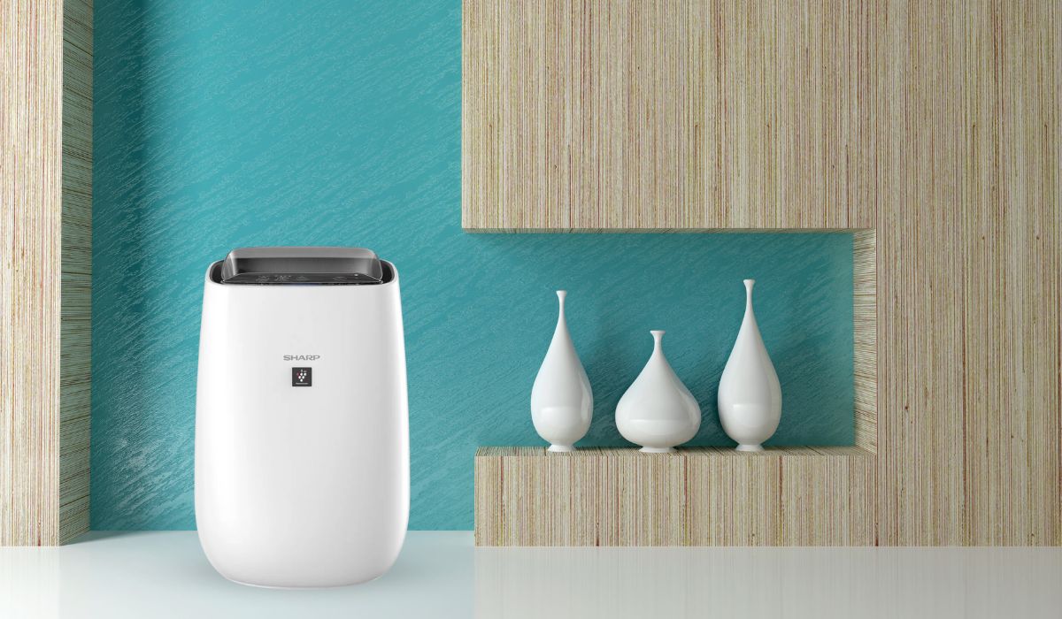 Máy lọc không khí Sharp FP-J40E-W có kiểu dáng nhỏ gọn