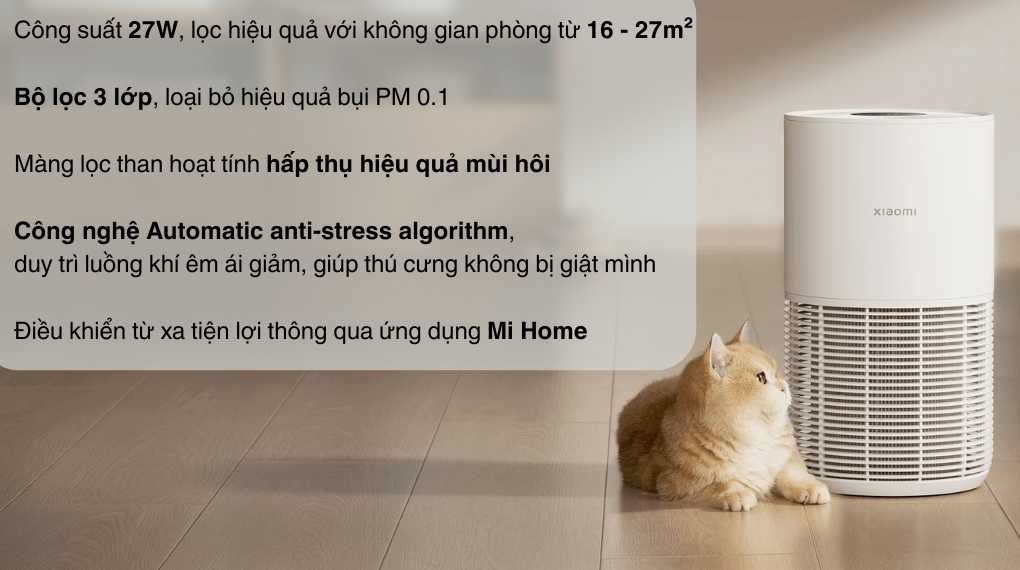 Máy lọc không khí Xiaomi Pet Care Air Purifier EU (BHR9969EU) 27W - Thiết kế