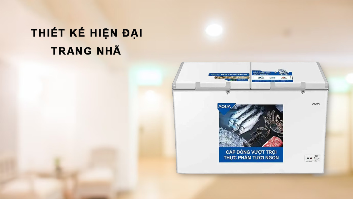 Thiết kế trang nhã của Tủ Đông Mát Aqua Inverter 519 Lít AQF-C6901E