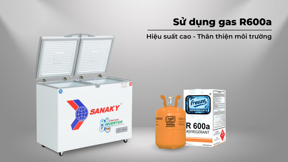 Gas R600a giúp nâng cao hiệu quả làm lạnh, tiết kiệm điện