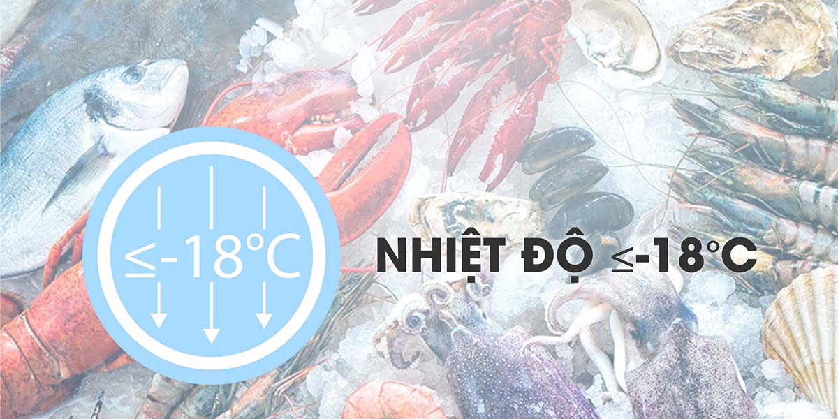 Nhiệt độ ngăn đông ≤-18°C