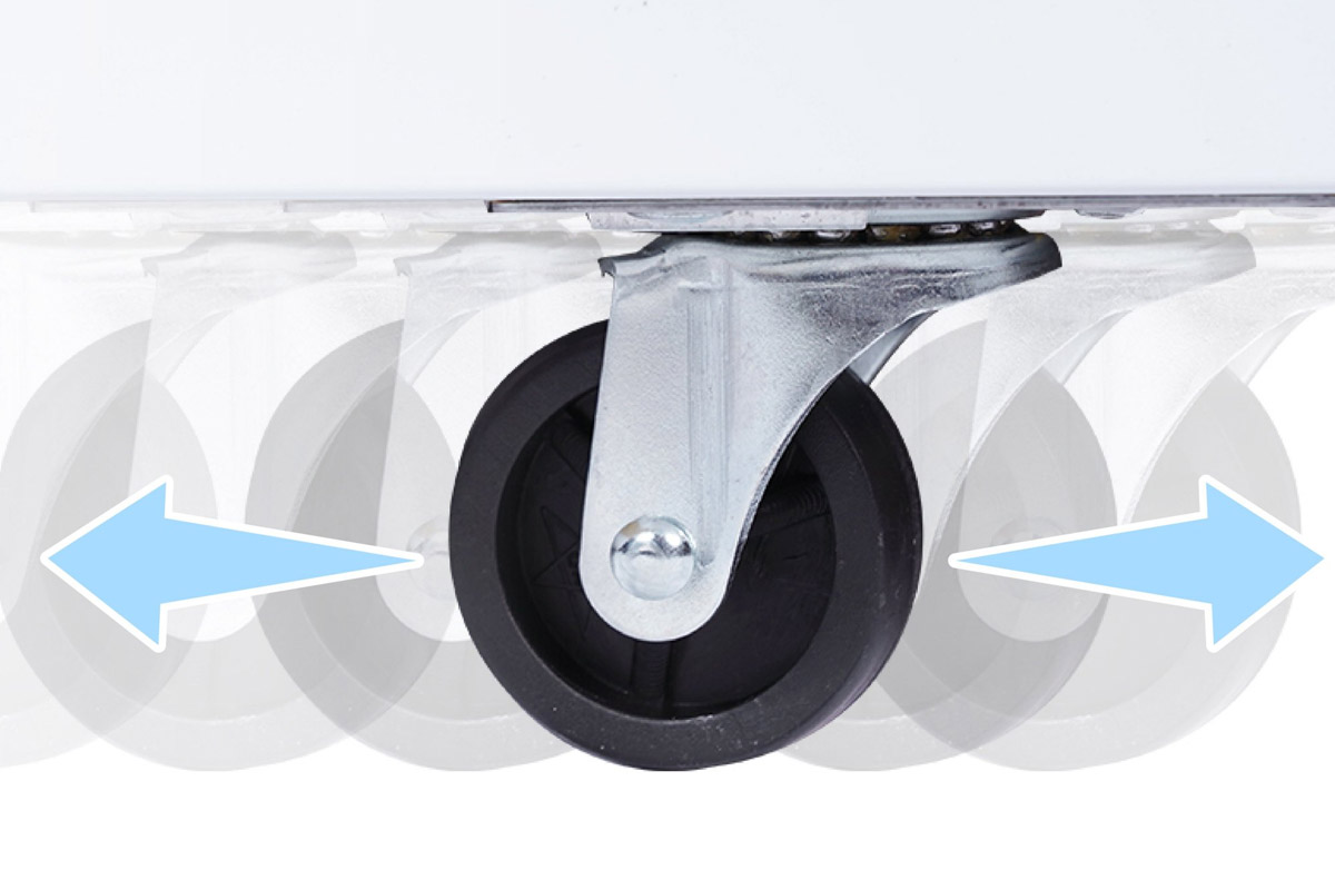 Bánh xe di chuyển linh hoạt của Tủ Đông Sanaky Inverter VH 6699HY3