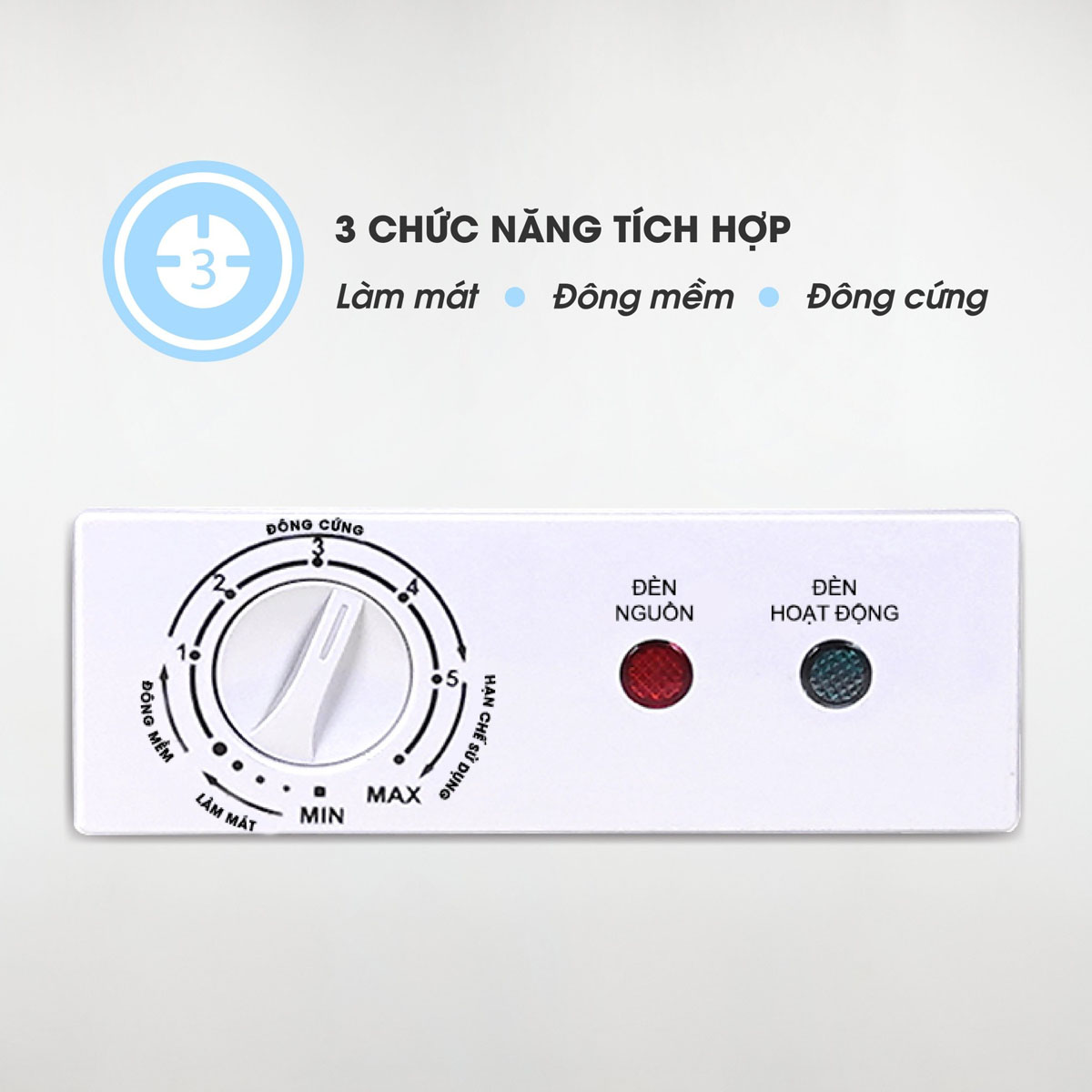 Tủ Đông Sanaky VH 8699HY3 được tích hợp 3 chức năng tiện lợi
