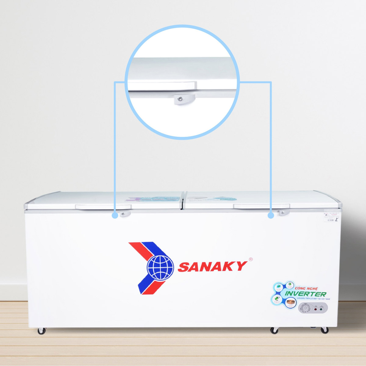 Khóa an toàn của Tủ Đông Sanaky VH 8699HY3