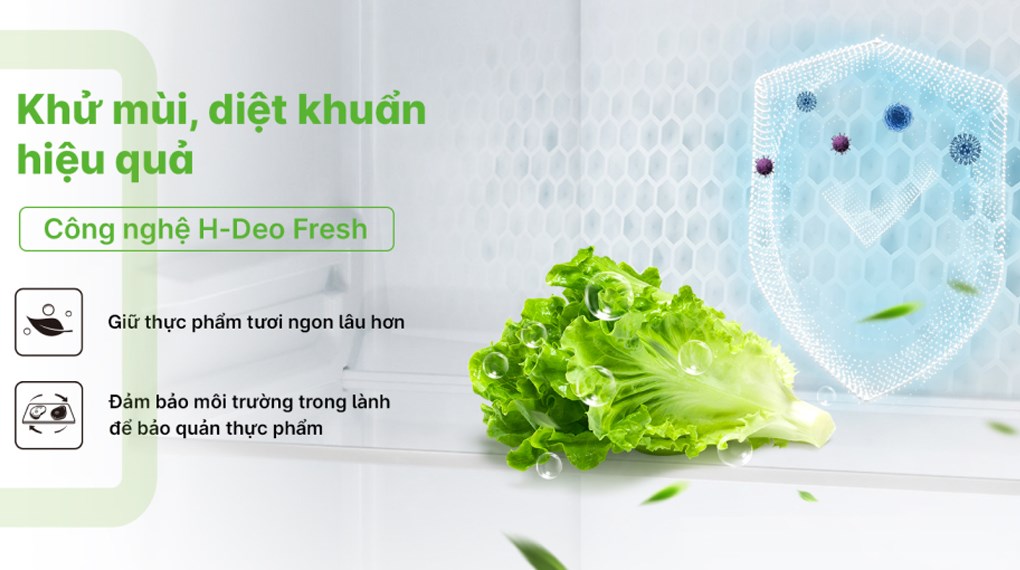 Tủ lạnh Aqua Inverter 469 lít Multi Door AQR-M536XA(WGB)  - Công nghệ làm lạnh - bảo quản thực phẩm